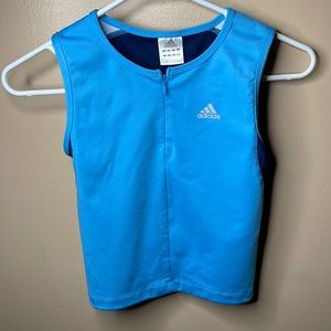 Vintage Y2K Adidas Climacool Tank with zipper size Small